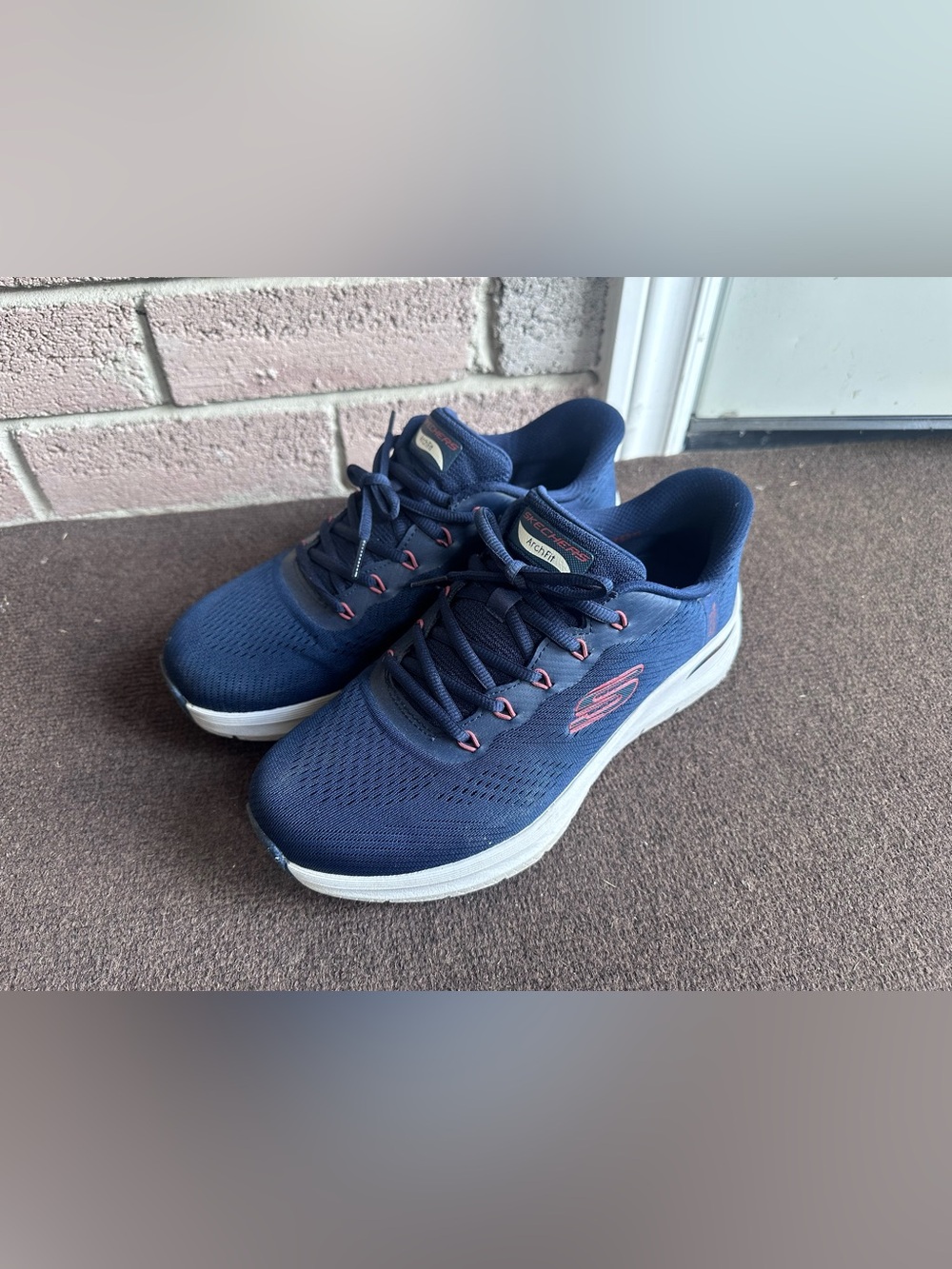 Skechers Slip-ins Arch Fit Extra Wide Navy Men’s Size 9